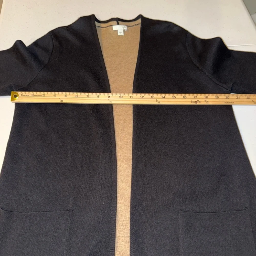 J Jill Sweater Women Small Majestic Reversible Doublefaced Duster Cardigan - Picture 5 of 16